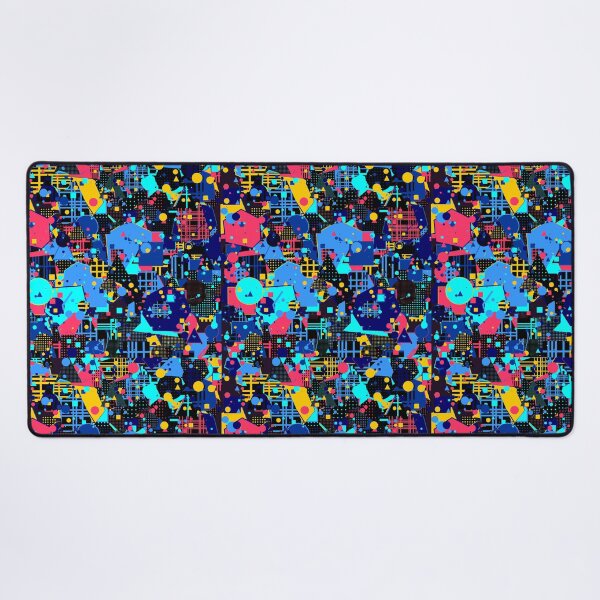Item preview, Hyper-Neon Abstract Generative Art | Electric Blue & Purple Geometric Design designed and sold by itsmig.