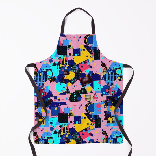 Item preview, Abstract Geometric Chaos Art | Primary Color Memphis Style Pop designed and sold by itsmig.