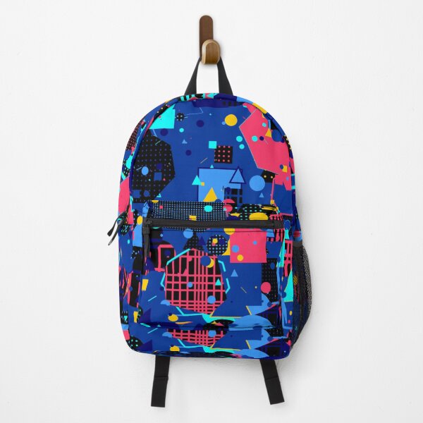 Item preview, 80s Neon Abstract Geometric Rave Art | Vibrant Retro Futurism designed and sold by itsmig.