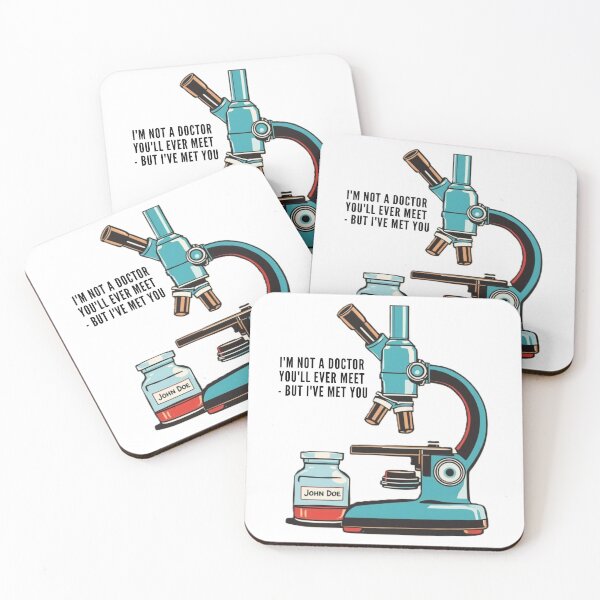 Item preview, I’ve Met You – Retro Pathologist Humor with John Doe Sample designed and sold by jelonkaa.