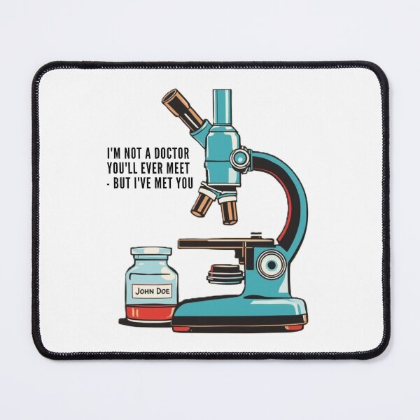 Item preview, I’ve Met You – Retro Pathologist Humor with John Doe Sample designed and sold by jelonkaa.