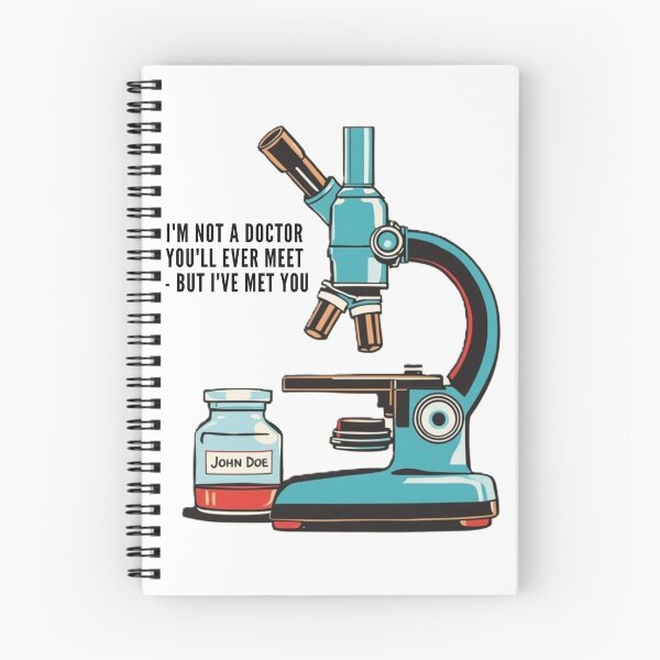 Item preview, I’ve Met You – Retro Pathologist Humor with John Doe Sample designed and sold by jelonkaa.