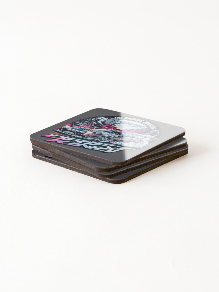 Thumbnail 4 of 5, Coasters (Set of 4), Drift King designed and sold by RWT-Design.