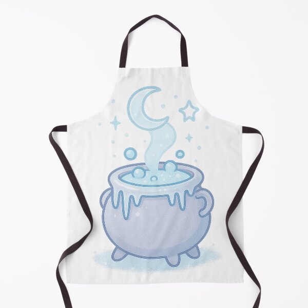 Item preview, Moonlit Potion Cauldron | Frosted Magic Sticker & Winter Witch Aesthetic Art designed and sold by HerDreamCodes.