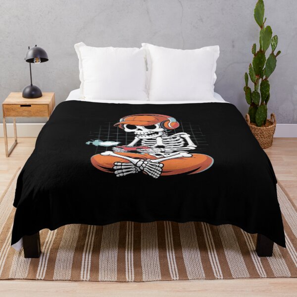 Item preview, Skeleton Video Game Halloween Gaming Gamer Boys Men designed and sold by MicanCuteStore.