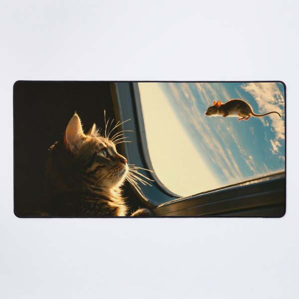 Item preview, 12th Pass (Retrograde Orbit Mouse) - Photo Art Animals in Space designed and sold by NickWhittleArt.