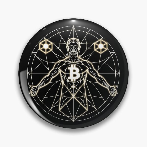 Item preview, Solar Bitcoin Master – Golden Sacred Geometry Crypto Divinity designed and sold by Benito Del Ray.