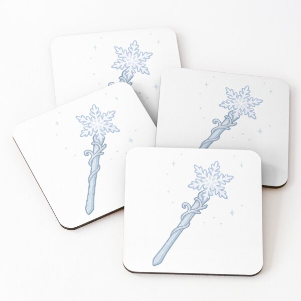 Item preview, Crystal Snow Wand | Icy Magic Sticker & Winter Witch Aesthetic Art designed and sold by HerDreamCodes.