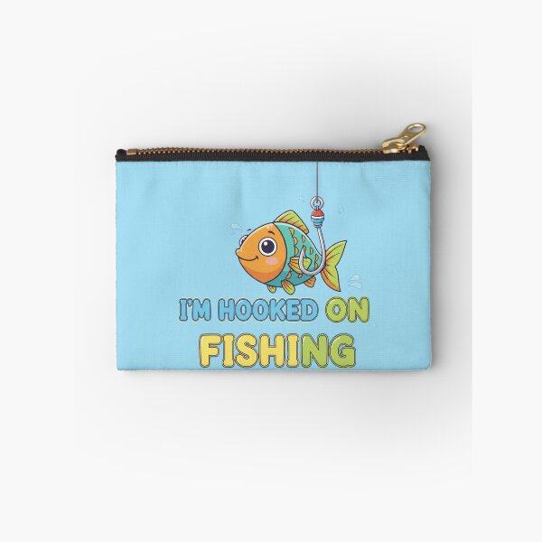 Item preview, Diseño de dibujos animados lindo "Me encanta la pesca" designed and sold by NovaMoodCo.