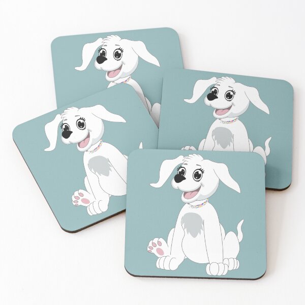 Item preview, Happy cartoon dog, white designed and sold by HA-Design-Kunst.