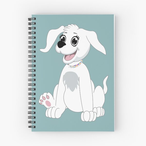 Item preview, Happy cartoon dog, white designed and sold by HA-Design-Kunst.