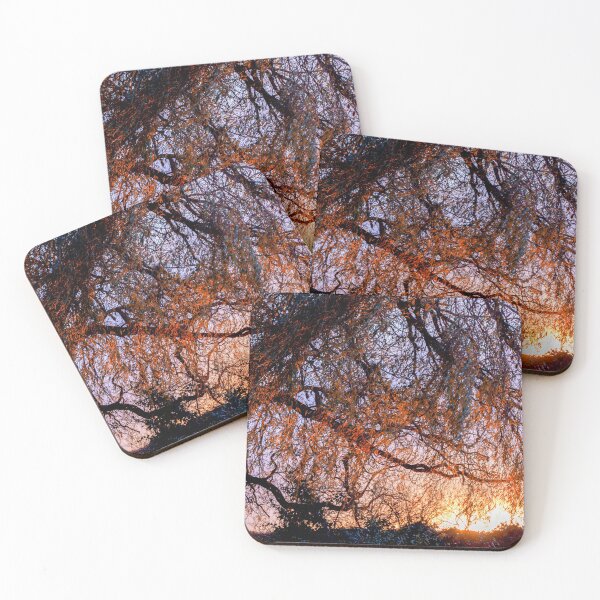 Item preview, Willow Tree Sunset designed and sold by FOLK ART FUSION by heidiannemorris.