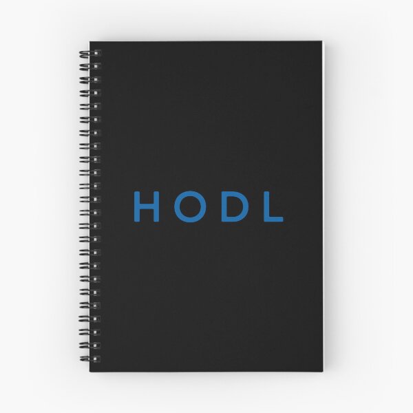Item preview, Hodl Bitcoin Futurism Blue Logo designed and sold by CyberRex.