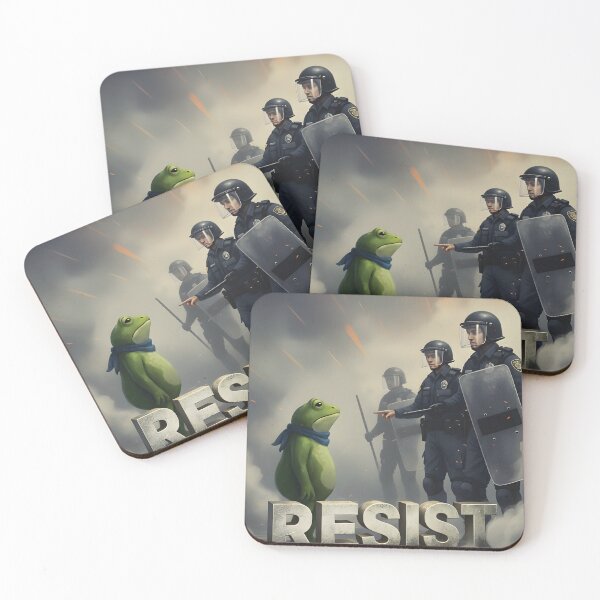 Item preview, Portland Frog Protest Resist  designed and sold by fluxwear2025.