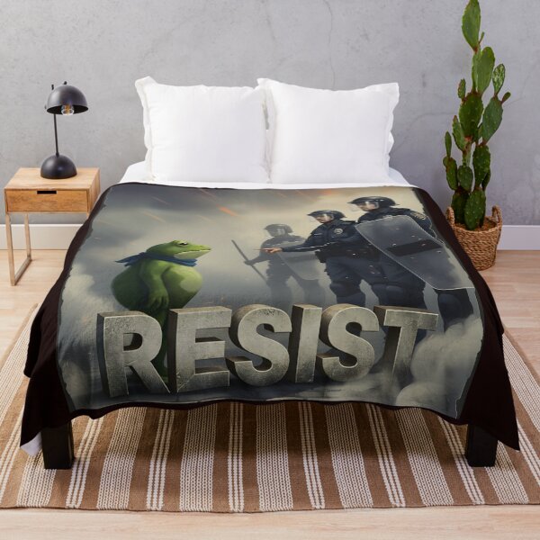 Item preview, Portland Frog Protest Resist designed and sold by fluxwear2025.