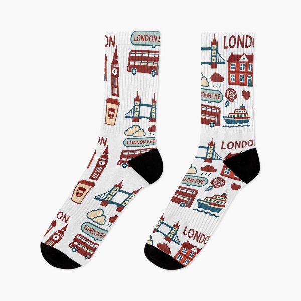 Item preview, Colorful London Travel Icons designed and sold by Gaby112703.