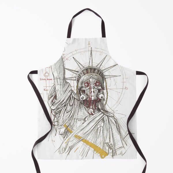 Item preview, Liberty Mechanica — Steampunk Freedom Blueprint Tee designed and sold by ElNiro.