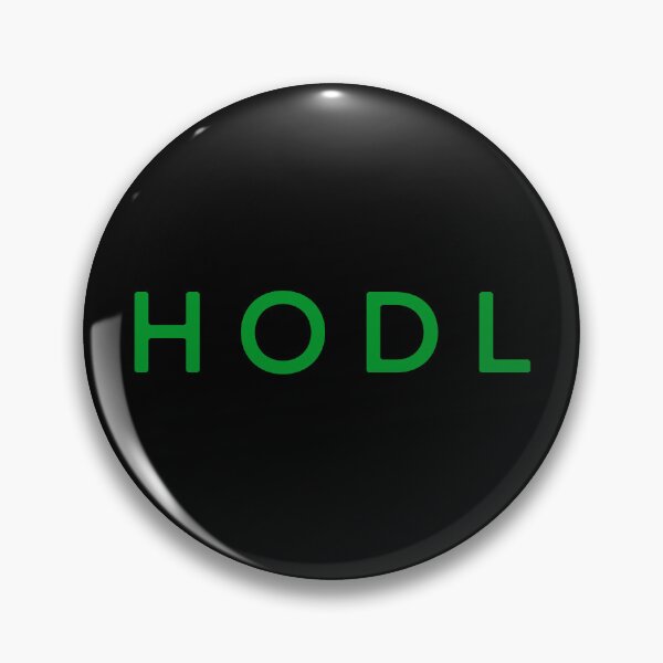 Item preview, Hodl Bitcoin Futurism Green Logo designed and sold by CyberRex.