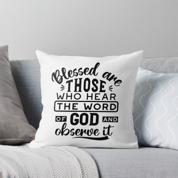 Item preview, Blessed Are Those Who Hear the Word of God – Christian Quote designed and sold by FlinArt.