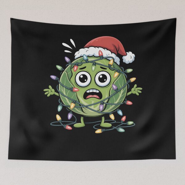 Item preview, Funny Sprout Christmas Lights Santa Hat Women Men Kids designed and sold by clothesy7.
