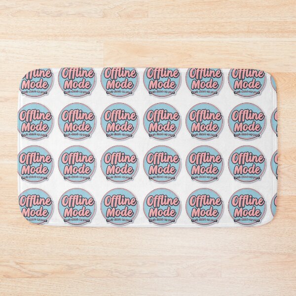 Item preview, Offline Mode — Minimal Aesthetic Sticker designed and sold by Viseo.