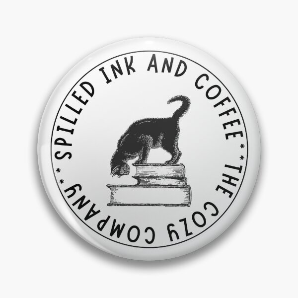 Item preview, Cat and book logo designed and sold by spiledinkcoffee.