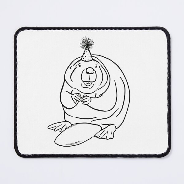 Item preview, Party beaver designed and sold by Luke Landwehr.