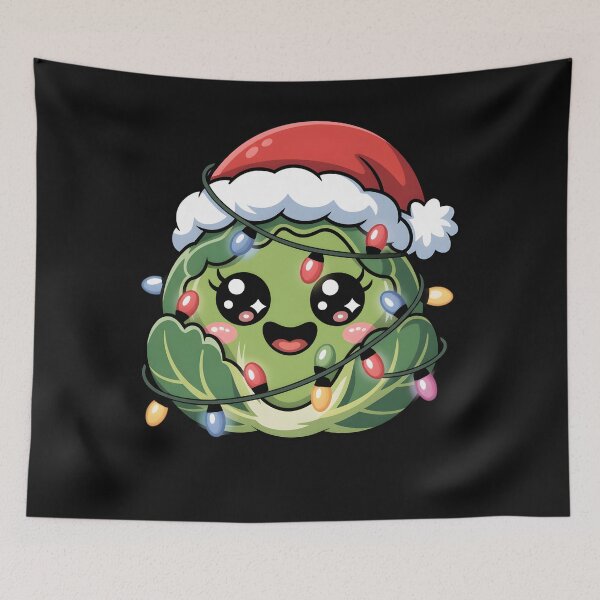 Item preview, Cute Kawaii Brussels Sprout Christmas Lights For Girls Women designed and sold by clothesy7.