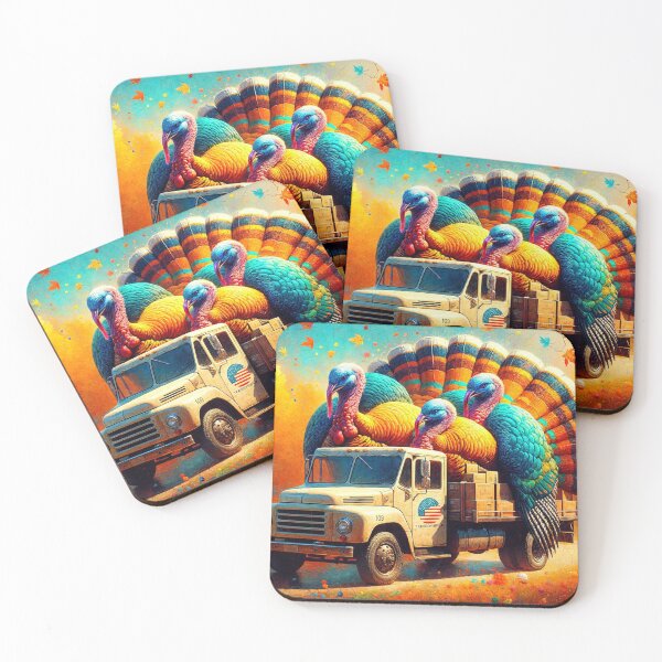 Item preview, Turkeys Heading to Thanksgiving designed and sold by M-Y-A-R-T-.