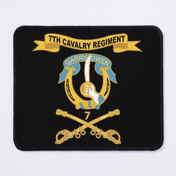Item preview, Army  - 7th Cavalry Regiment w Ribbon - Br  w Regimental Number X 300 designed and sold by Military Insignia Products.