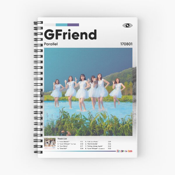 Item preview, GFriend - Parallel (Black and White) designed and sold by RhodesToKpop.