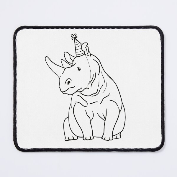 Item preview, Party Rhino designed and sold by Luke Landwehr.