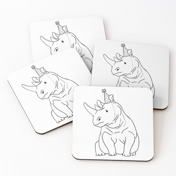 Item preview, Party Rhino designed and sold by Luke Landwehr.