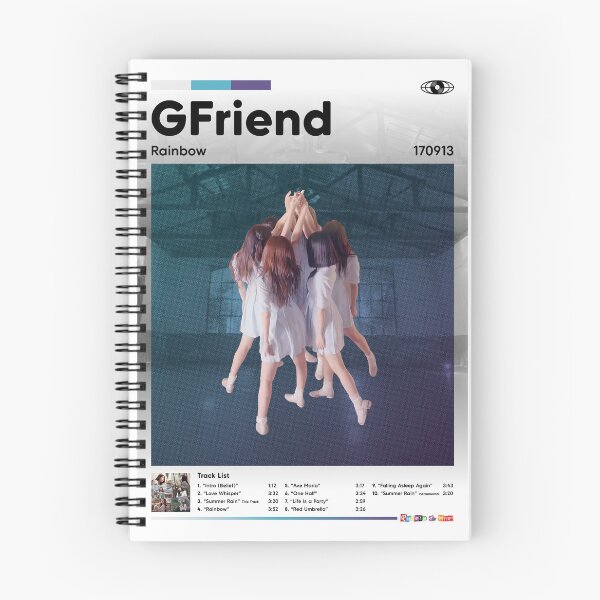 Item preview, GFriend - Rainbow (Black and White) designed and sold by RhodesToKpop.