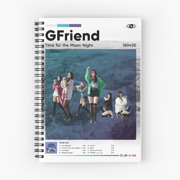 Item preview, GFriend - Time For The Moon Night  (Black and White) designed and sold by RhodesToKpop.