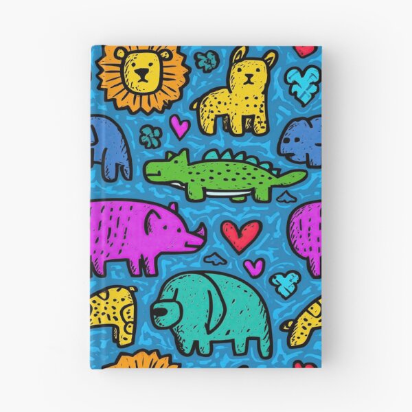 Item preview, Neon jungle animals in a cool graffiti wall style designed and sold by Piotrek0001.