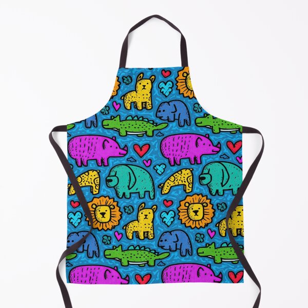 Item preview, Neon jungle animals in a cool graffiti wall style designed and sold by Piotrek0001.