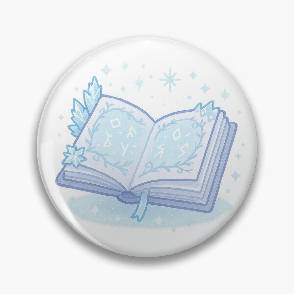 Item preview, Frost Witch’s Grimoire | Icy Spellbook Sticker & Winter Witch Magic Art designed and sold by HerDreamCodes.