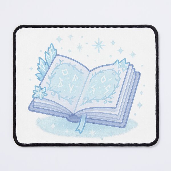 Item preview, Frost Witch’s Grimoire | Icy Spellbook Sticker & Winter Witch Magic Art designed and sold by HerDreamCodes.