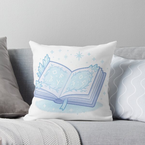 Item preview, Frost Witch’s Grimoire | Icy Spellbook Sticker & Winter Witch Magic Art designed and sold by HerDreamCodes.