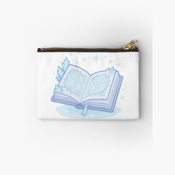 Item preview, Frost Witch’s Grimoire | Icy Spellbook Sticker & Winter Witch Magic Art designed and sold by HerDreamCodes.