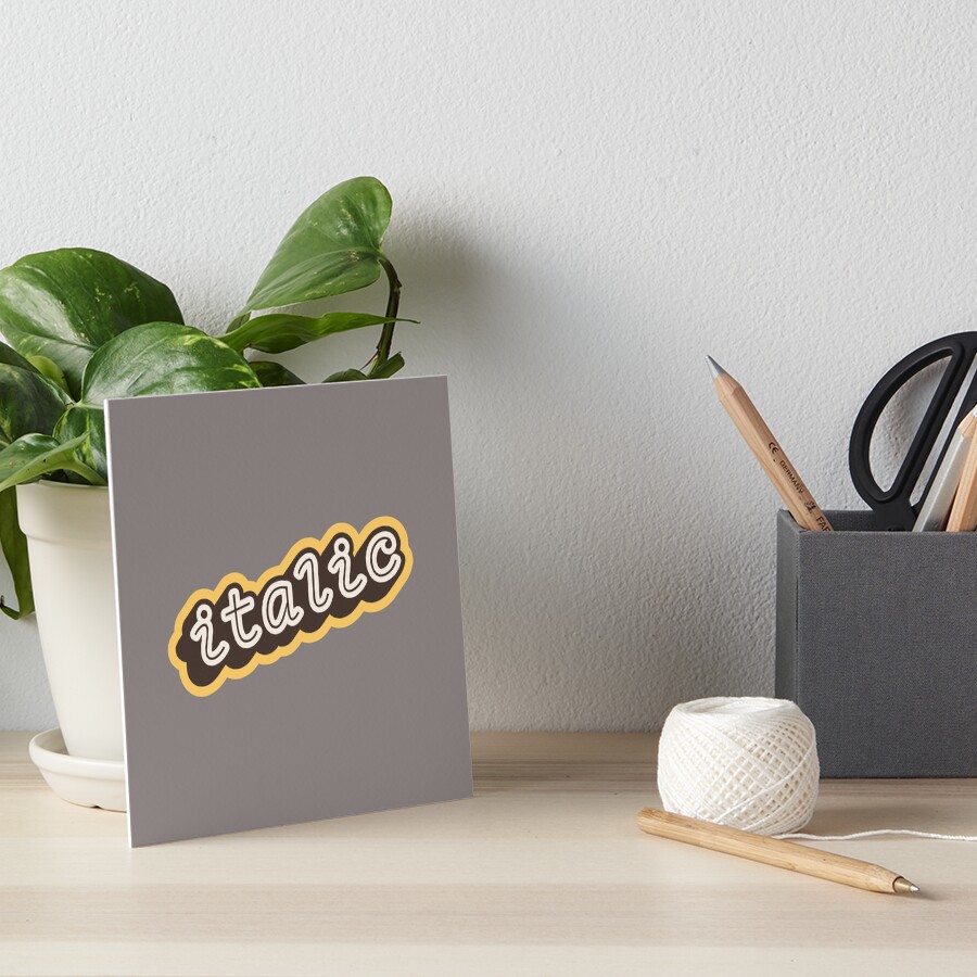 Item preview, Art Board Print designed and sold by trepiu.
