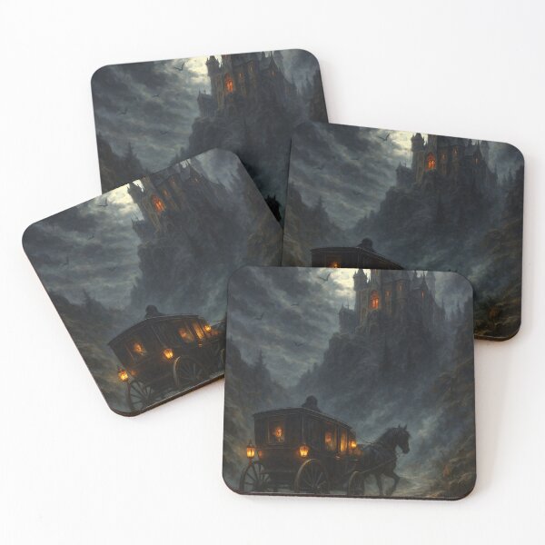 Item preview, Arrival at Castle Dracula designed and sold by MythicmoorArt.