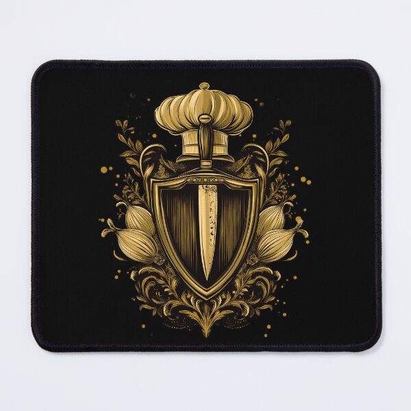 Item preview, Gold Chefs Crest  designed and sold by ChefsSpicyFits.