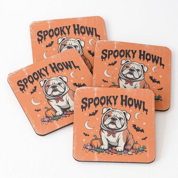 Item preview, Spooky Howl -Funny Halloween Bulldog Design designed and sold by VIRAL-PRINTS.