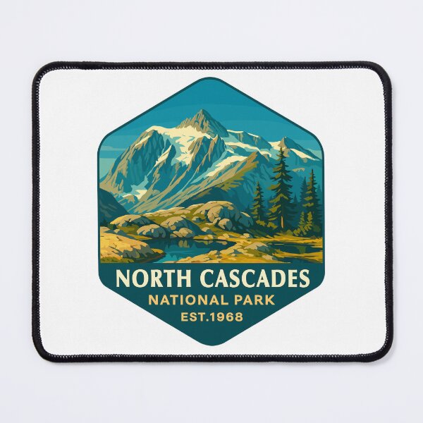 Item preview, North Cascades National Park Retro Sticker designed and sold by Ismeal Von.