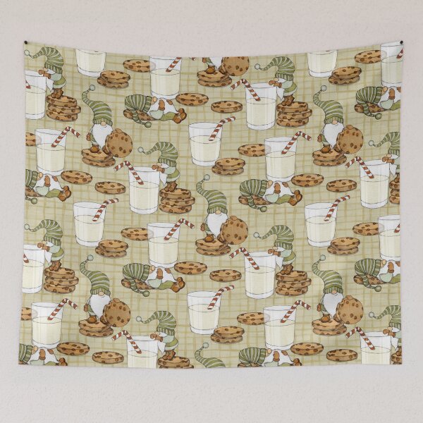 Item preview, Gnomes with Milk and Cookies designed and sold by micklyn.