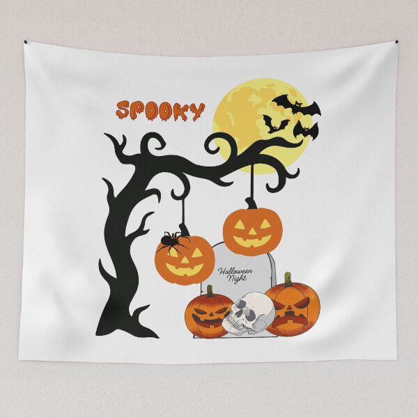 Item preview, Spooky Halloween Night at The Grave. designed and sold by Dinasshop.