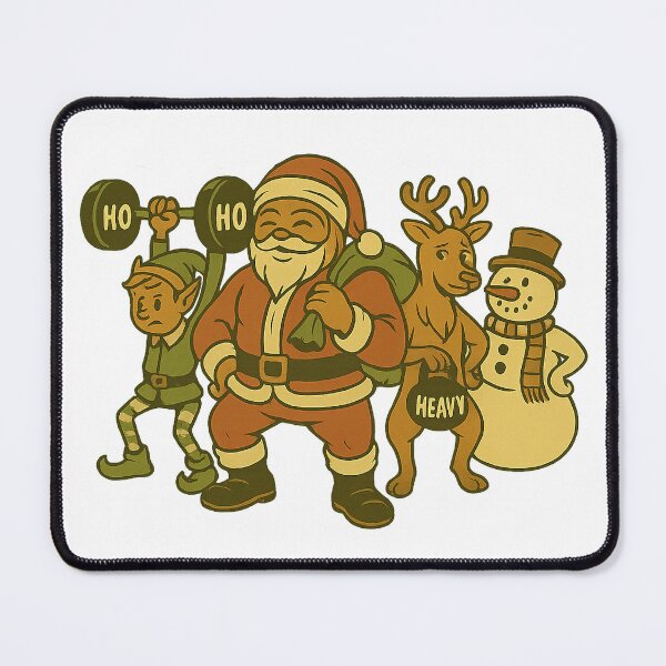 Item preview, Sleighing Gains – Funny Christmas Gym Squad Design designed and sold by SilknMarble.