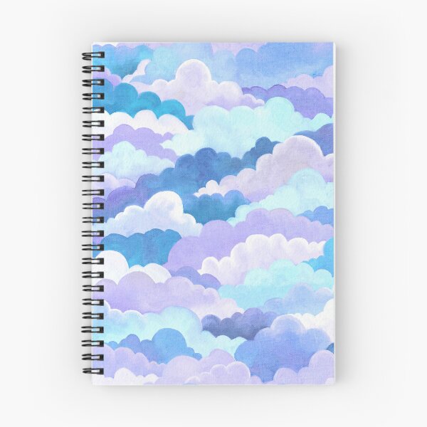 Item preview, Dreamy Cloudscape in Lavender Purple, Aqua and Blue designed and sold by micklyn.